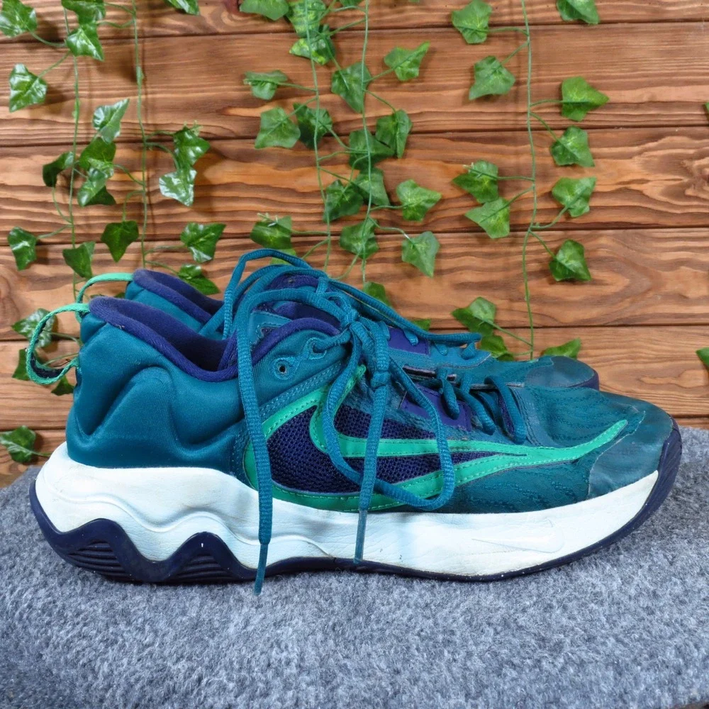 Nike Giannis Immortality 3 Mens Basketball Shoes Size 8.5 Geode‎ Teal Green Blue